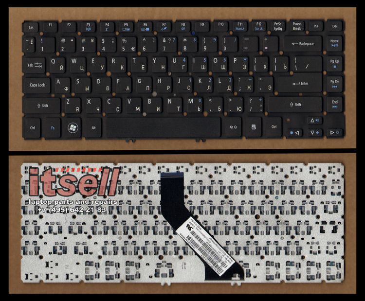 Клавиатура для ноутбука Acer Aspire v7-481 v7-481g v7-481p v7-481pg v7-482pg