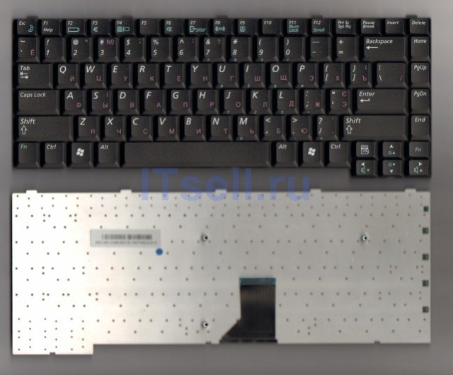 Клавиатура для ноутбука Samsung M40 M45