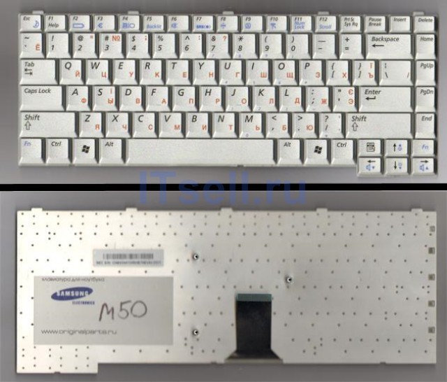 Клавиатура для ноутбука Samsung M50 M55