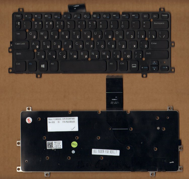 Клавиатура для ноутбука Dell Inspiron 11 3000 series 3152