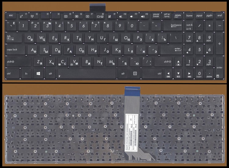 Клавиатура для ноутбука Asus X502 X502CA X502C X750 X750VB