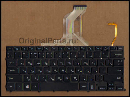 Клавиатура для ноутбука Samsung NP900X3C NP900X3D NP900X3E (подложка)
