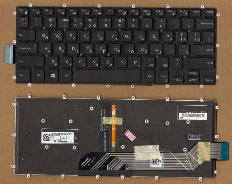 Клавиатура для ноутбука Dell Inspiron 13 - 5368 P58F P69G P75G Vostro 15 5000