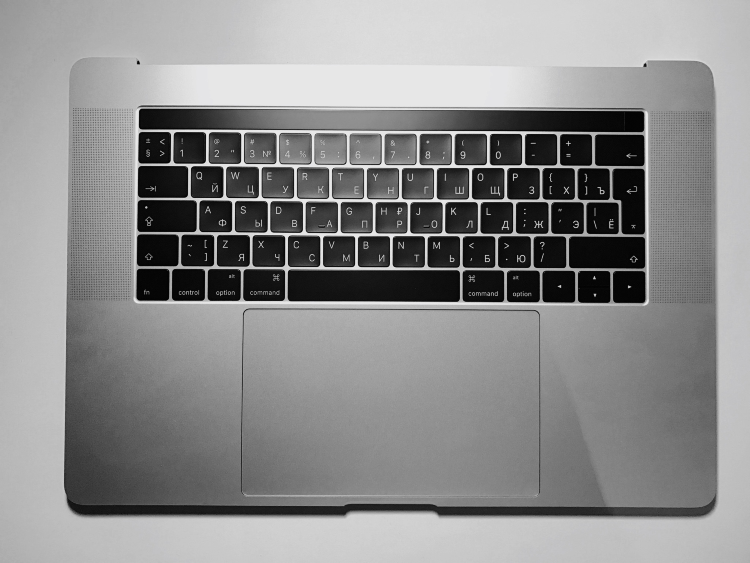Клавиатура для ноутбука Apple Macbook Pro Retina 15" A1707 (Mid 2016) топкейс с подсветкой 