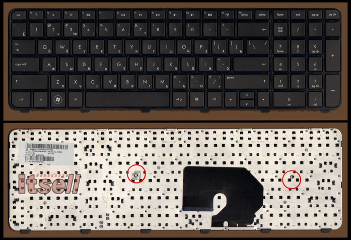 Клавиатура для ноутбука Pavilion DV7-6000