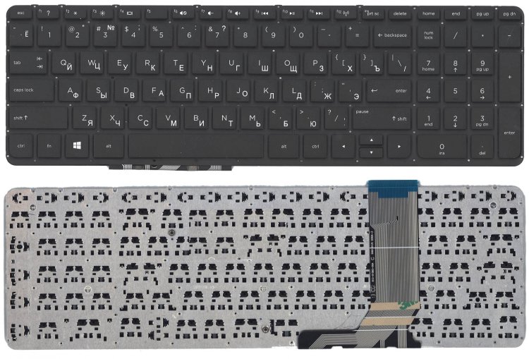 Клавиатура для ноутбука HP Envy 15 Envy 17 (без подсветки)
