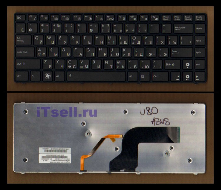 Клавиатура для ноутбука Asus U80 U80A U80V