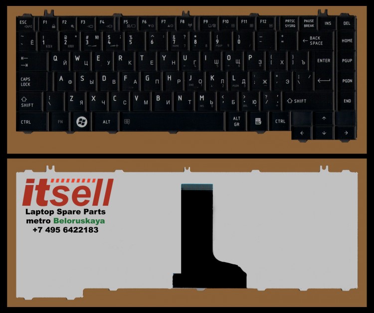 Клавиатура для ноутбука Toshiba Satellite C600 C640 L600 L630 L635 L640 L730 L735