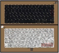 Клавиатура для ноутбука Apple Macbook A1278 13.3” Black big Enter