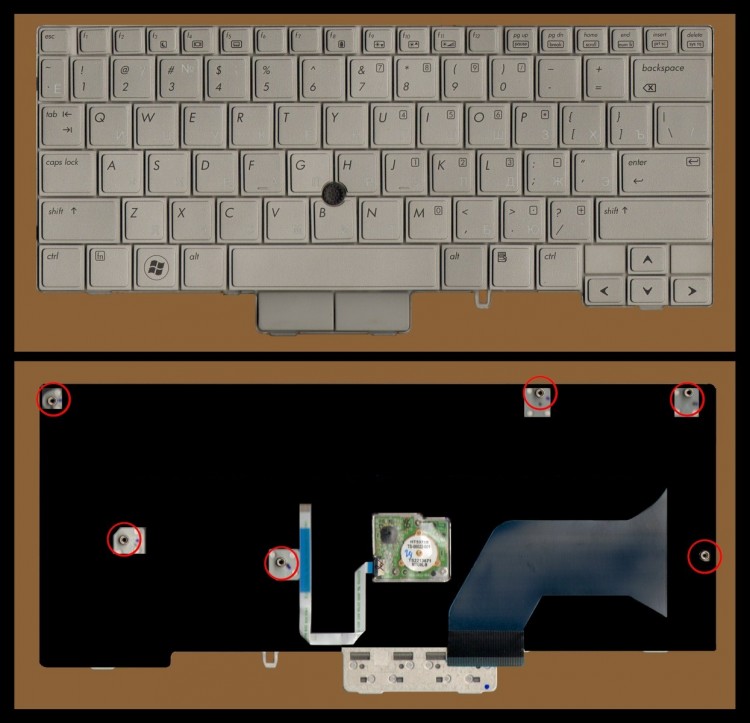 Клавиатура для ноутбука HP EliteBook 2740P