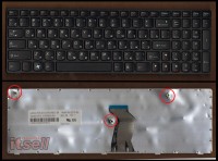 Клавиатура для ноутбука Lenovo G570 G575 G770 V570 Y570 Z560 Z565 Z570 Z575 V580 