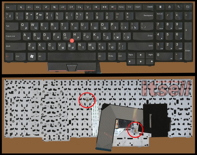 Клавиатура для ноутбука Lenovo Edge E530 e530c e535
