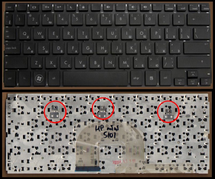 Клавиатура для ноутбука HP mini 5101 5102 5103 2150