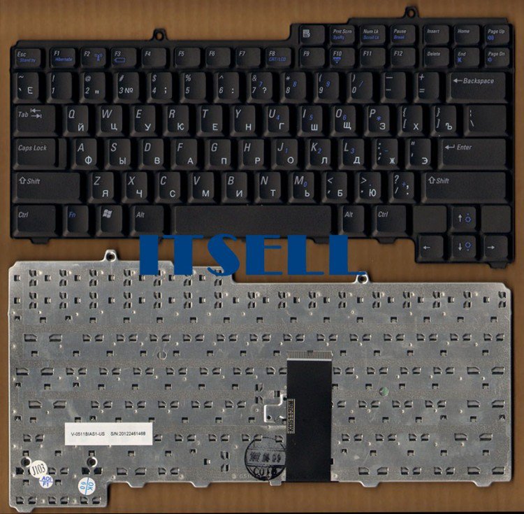 Клавиатура для ноутбука Dell Inspiron 610m Latitude D610 D810 Precision M20 M70