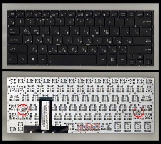 Клавиатура для ноутбука Asus UX32 UX32E UX32A с подсветкой