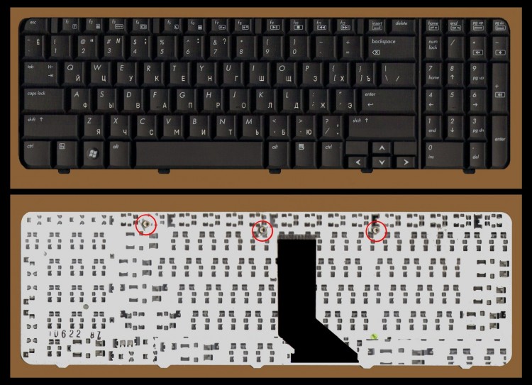 Клавиатура для ноутбука HP / Compaq Presario CQ60 G60