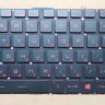 Клавиатура для ноутбука MSI с красными буквами