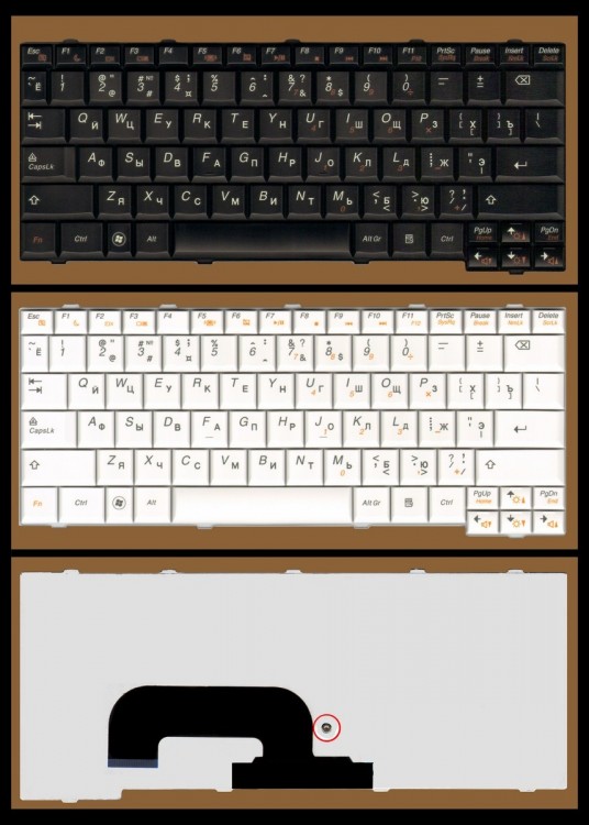 Клавиатура для ноутбука Lenovo IdeaPad s12 K23 K26