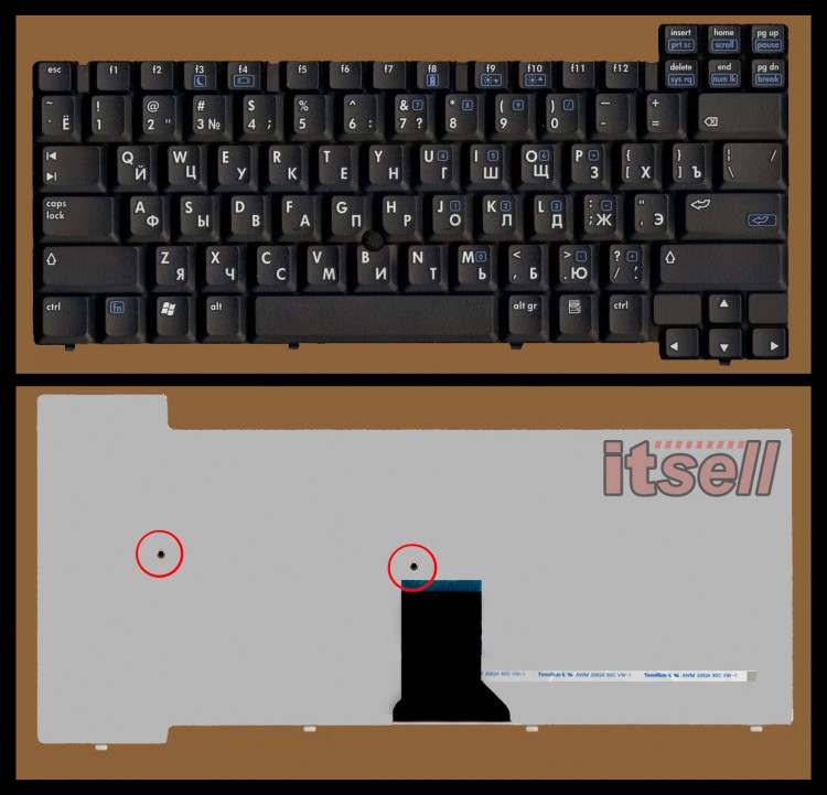 Клавиатура для ноутбука HP / Compaq Presario v1000