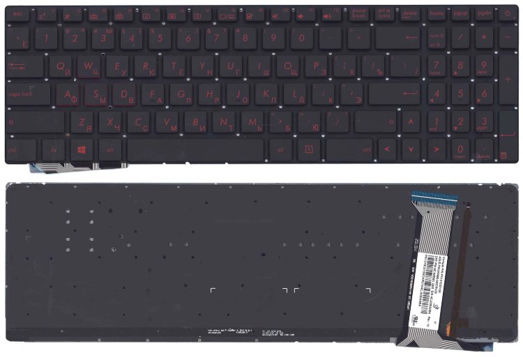 Клавиатура для ноутбука Asus G551, G771