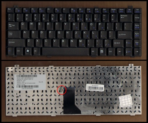 Клавиатура для ноутбука Gateway M-6000, M-68, T-16, T-63, T-68