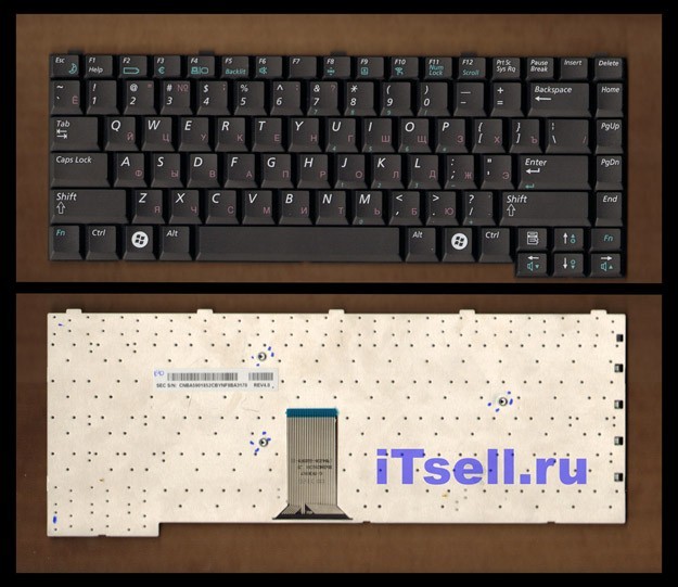 Клавиатура для ноутбука Samsung R40
