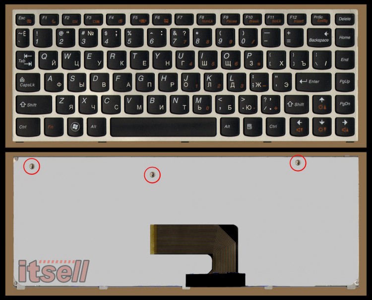 Клавиатура для ноутбука Lenovo u460