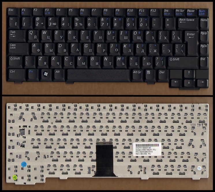 Клавиатура для ноутбука NEC E6000