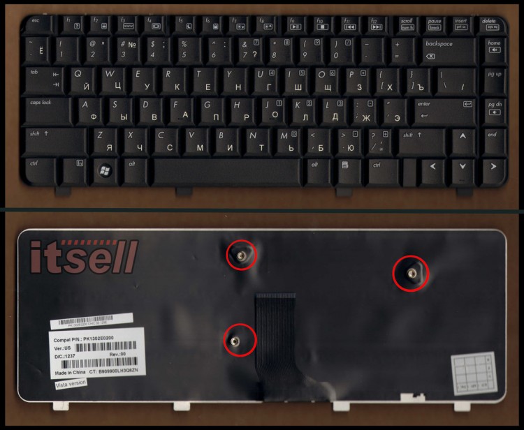 Клавиатура для ноутбука HP Compaq CQ45 CQ40 CQ41