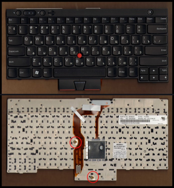 Клавиатура для ноутбука Lenovo ThinkPad T430, t430s t430i, w530 x230 t530