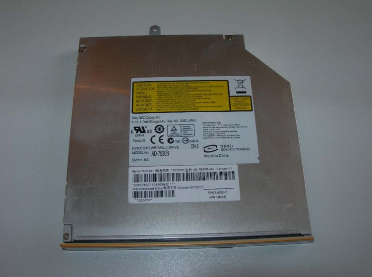 Привод для ноутбука внутр. DVD±RW Sony NEC AD-7530B (Б/У)