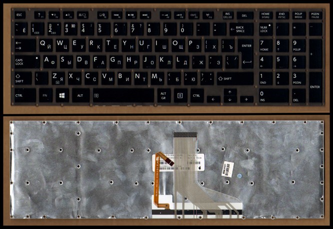 Клавиатура для ноутбука Toshiba Satellite P50-A P50T-A P55-A P70-A P75-A