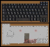 Клавиатура для ноутбука HP / Compaq nc6100 NC6110 NC6120 NC6130 NC6320 NC6330