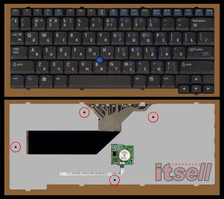 Клавиатура для ноутбука HP / Compaq nc4010