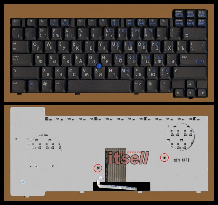 Клавиатура для ноутбука HP / Compaq NC6200 NC6220 NC6230