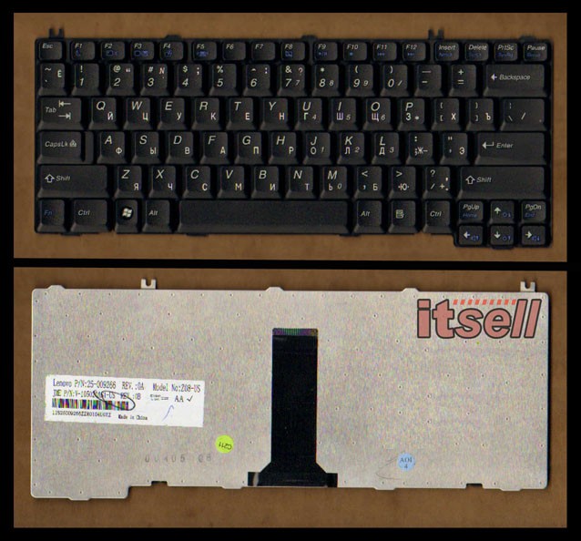 Клавиатура для ноутбука Lenovo 3000 C100 C460 C461 C462 C466 F31 F41 G400 G410 G430 N100 N200 N430 N440 V100 Y330 Y430 Y510 Y520 Y530