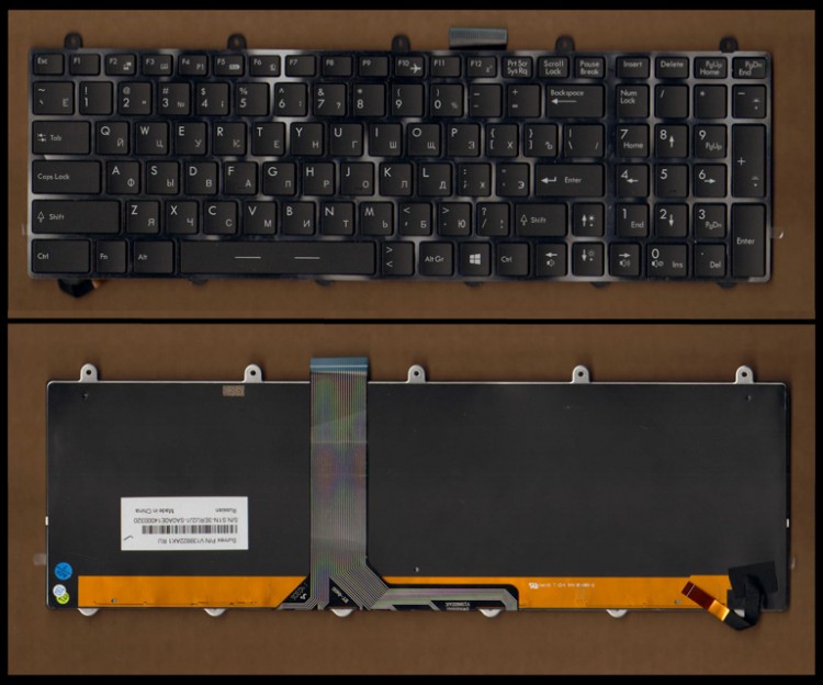 Клавиатура для ноутбука MSI GE60 GE70 GX60 GX70 GT60 GT70 GT780 MS-16GA MS-1762 MS-1759