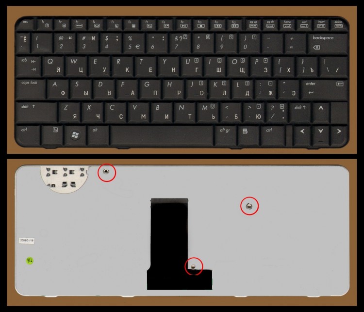 Клавиатура для ноутбука HP Compaq Presario CQ20 2230