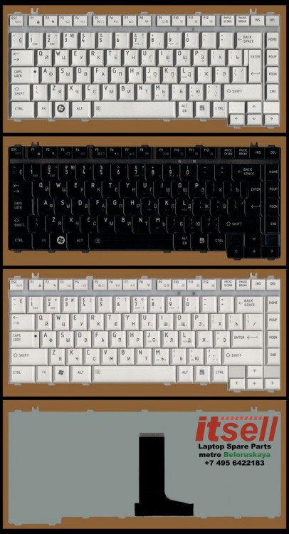 Клавиатура для ноутбука Toshiba Satellite A200, A205, A210, A215 M200 A300 A305 L300 L450 M300 M500 Satellite pro M200