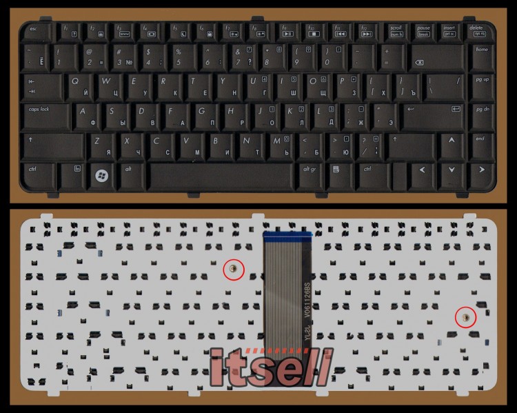 Клавиатура для ноутбука HP 515, 610, 615