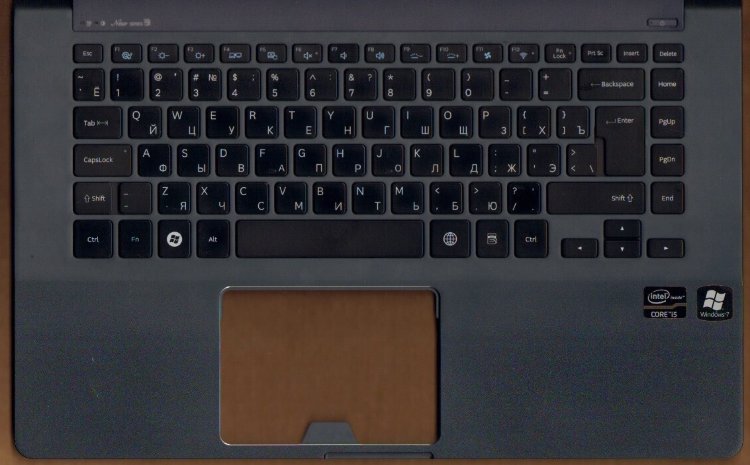 Клавиатура для ноутбука Samsung NP900X4C 900X4D в сборе, топкейс 