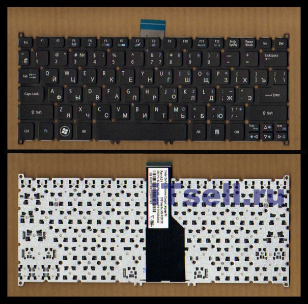 Клавиатура для ноутбука Acer Aspire ultrabook S3-331 S3-391 S3-951